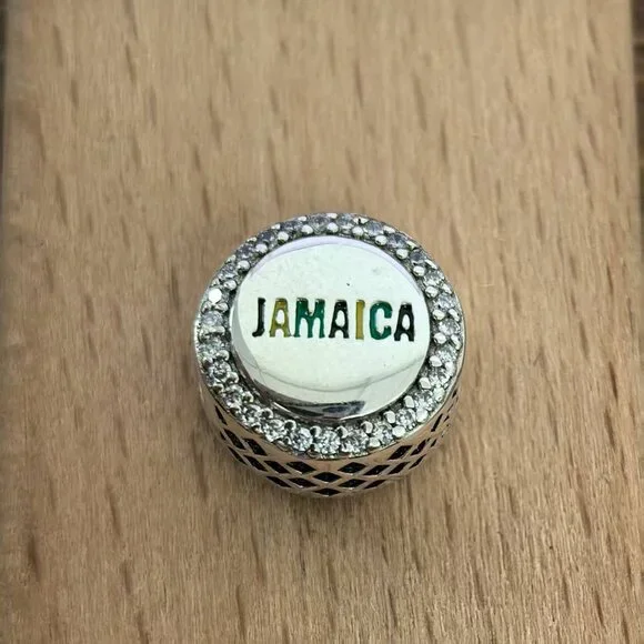 Pandora Jamaica Flag Charm, S925 Silver Bracelets - Picture 2 of 4
